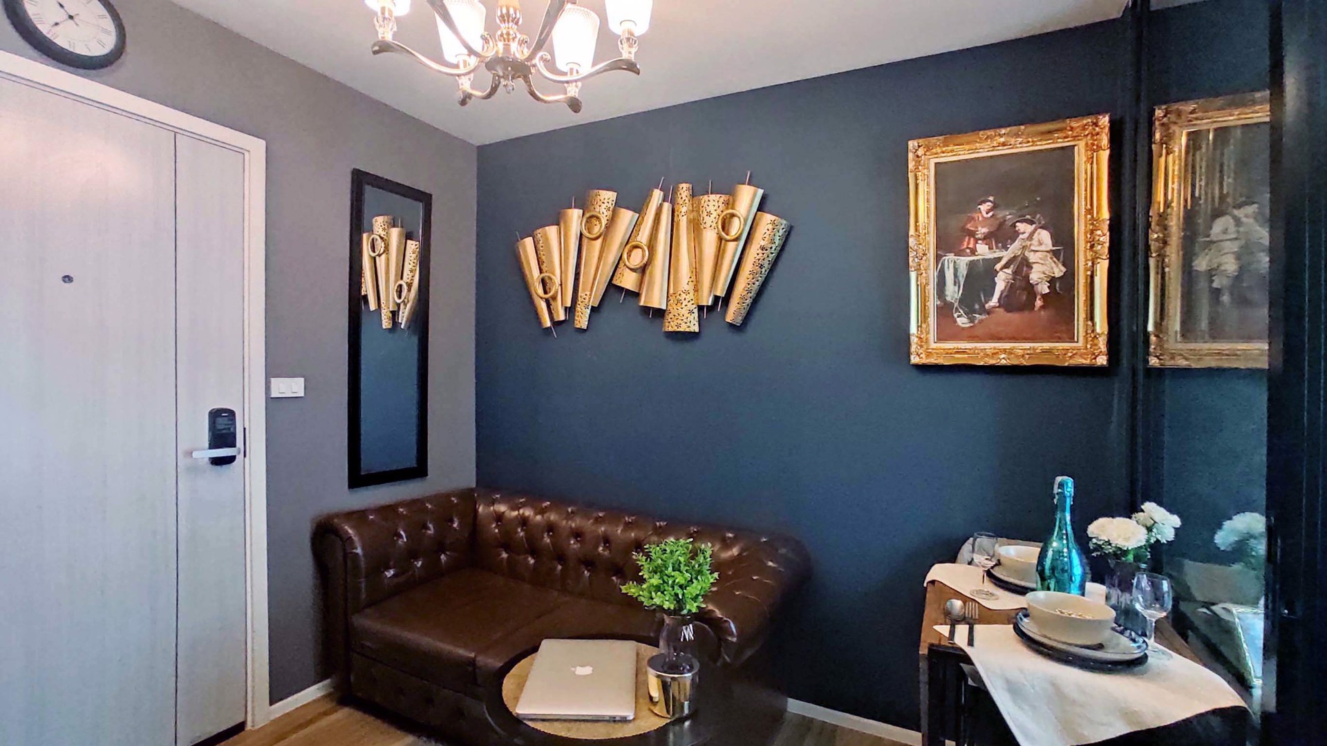 ตกแต่งสไตล์ยุโรป-ให้เช่าคอนโดเคนซิงตัน-แหลงฉบัง-ศรีราชา-แต่งครบ-พร้อมอยู่