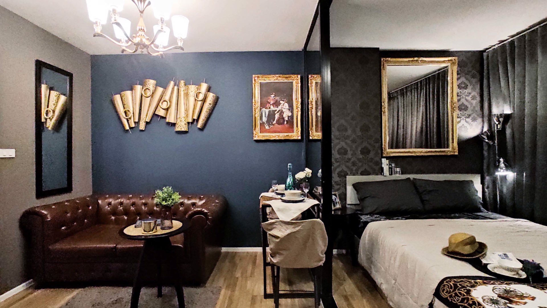 ตกแต่งสไตล์ยุโรป-ให้เช่าคอนโดเคนซิงตัน-แหลงฉบัง-ศรีราชา-แต่งครบ-พร้อมอยู่