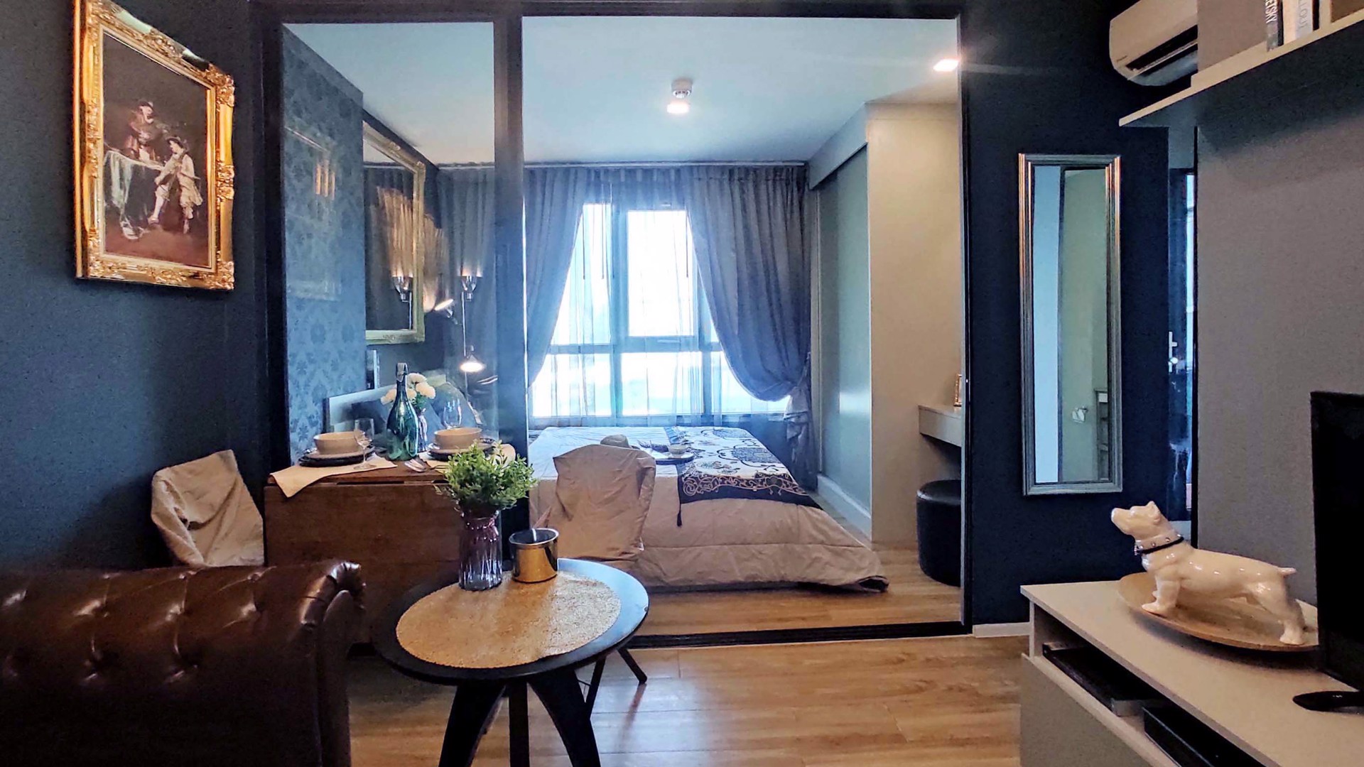 ตกแต่งสไตล์ยุโรป-ให้เช่าคอนโดเคนซิงตัน-แหลงฉบัง-ศรีราชา-แต่งครบ-พร้อมอยู่