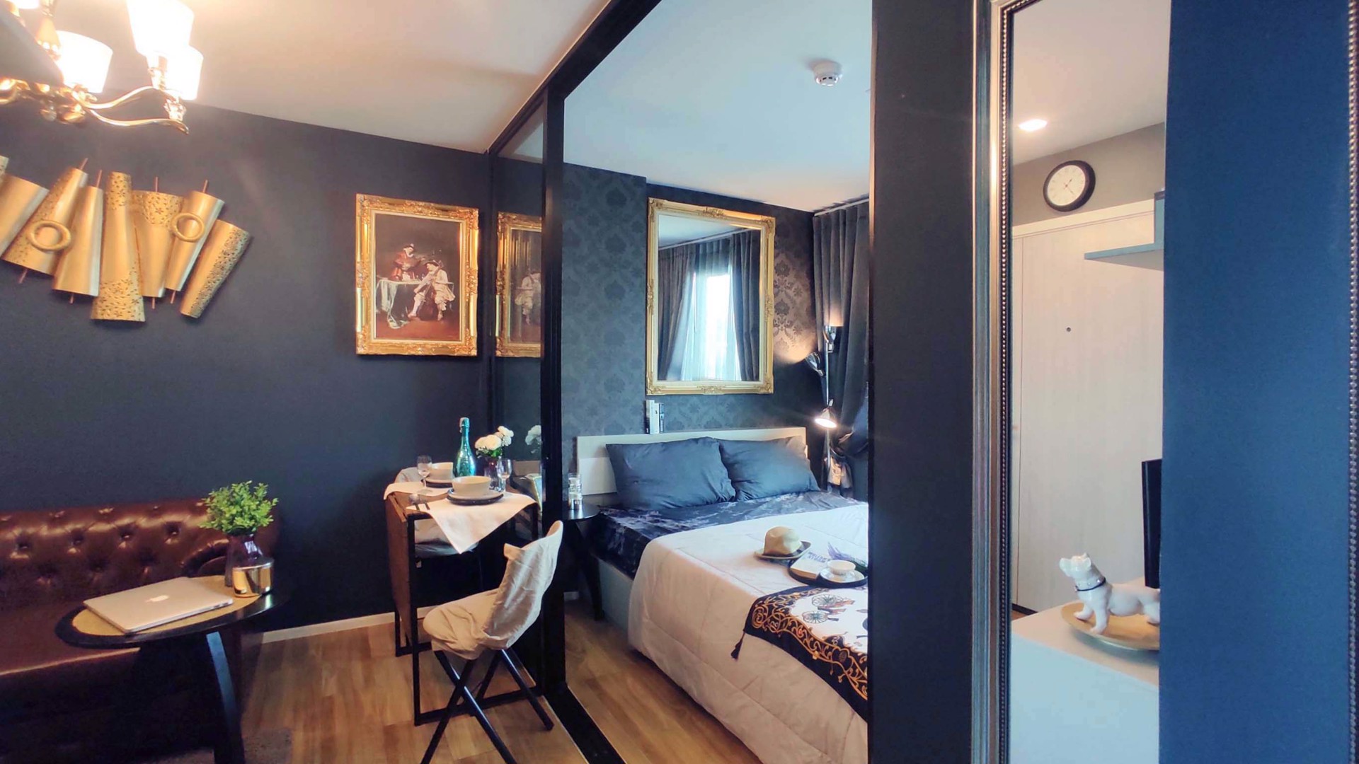 ตกแต่งสไตล์ยุโรป-ให้เช่าคอนโดเคนซิงตัน-แหลงฉบัง-ศรีราชา-แต่งครบ-พร้อมอยู่