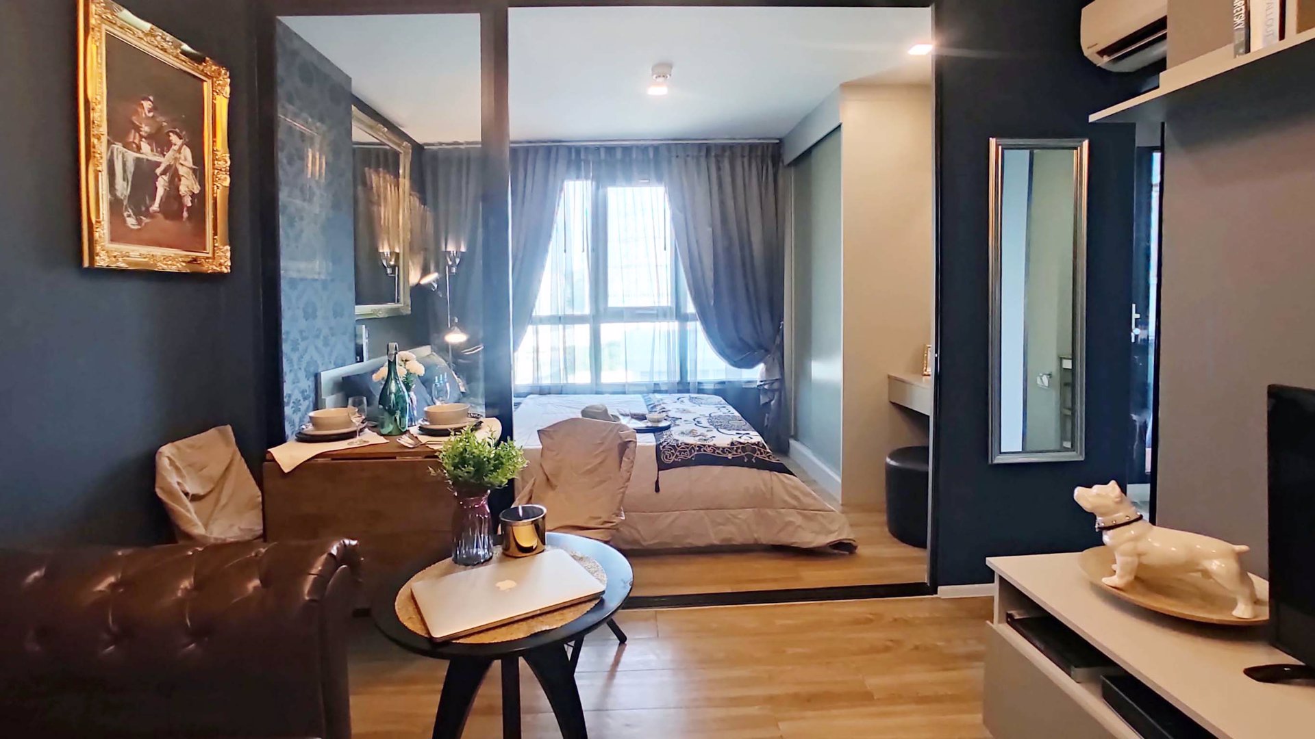 ตกแต่งสไตล์ยุโรป-ให้เช่าคอนโดเคนซิงตัน-แหลงฉบัง-ศรีราชา-แต่งครบ-พร้อมอยู่