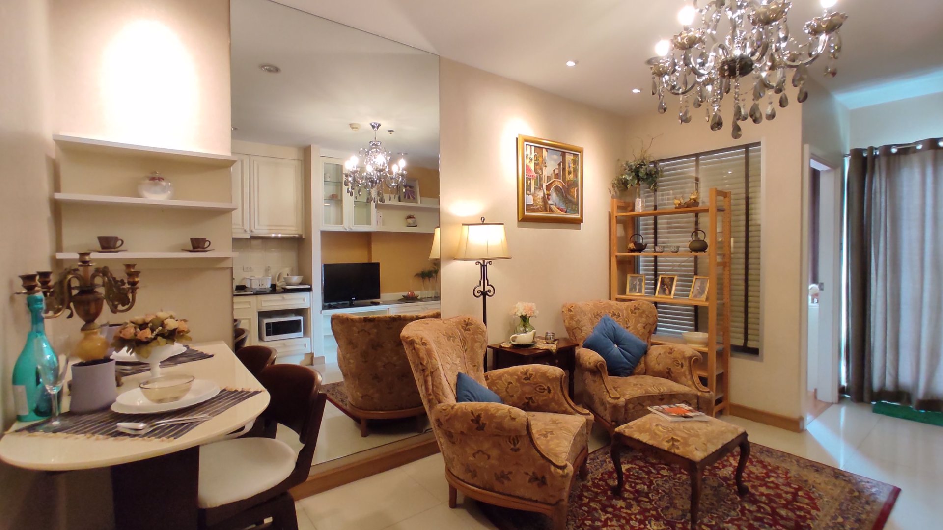 ให้เช่า-คอนโดไอวี่-ริเวอร์-ราษฎร์บูรณะ-ตกแต่งสไตล์ยุโรป-ครบ-วิวแม่น้ำ