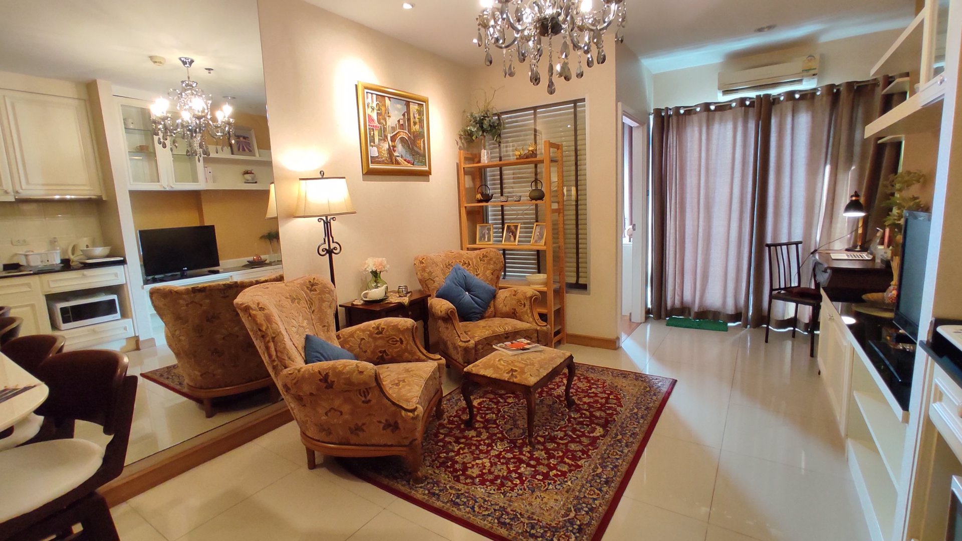 ให้เช่า-คอนโดไอวี่-ริเวอร์-ราษฎร์บูรณะ-ตกแต่งสไตล์ยุโรป-ครบ-วิวแม่น้ำ