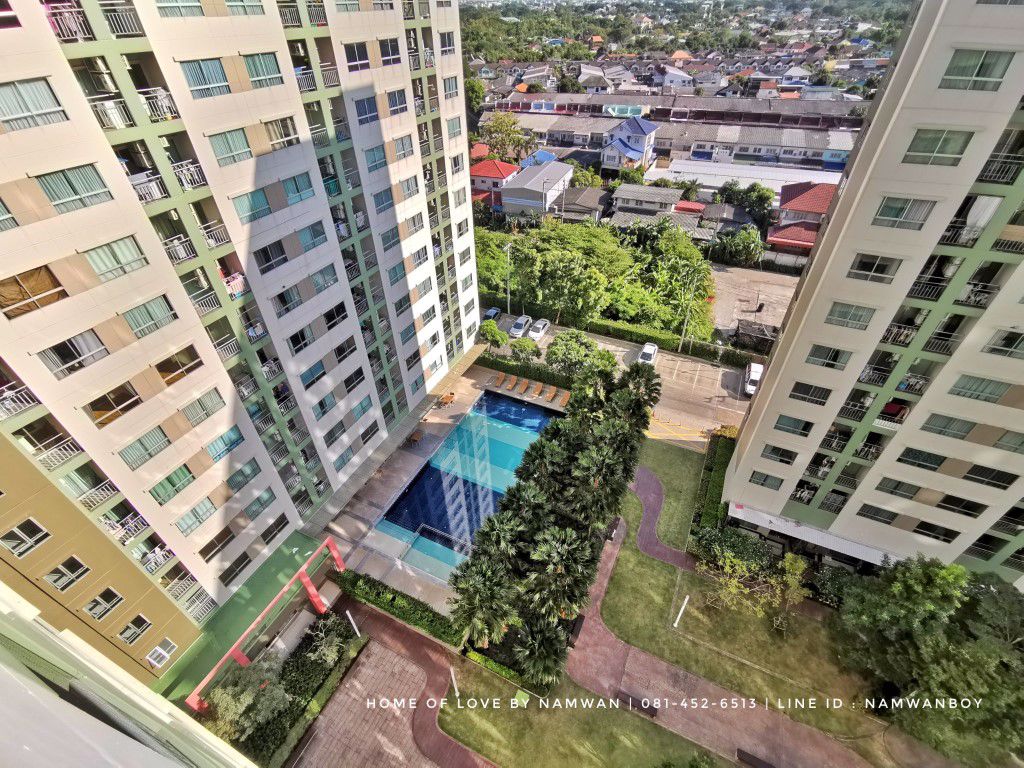 ให้เช่า-ลุมพินี-พาร์ค-นวมินทร์-ศรีบูรพา-ตึก-b2-วิวสระ-26-ตรม-แอร์-2-พร้อมเครื่องซักผ้าส่วนตัว