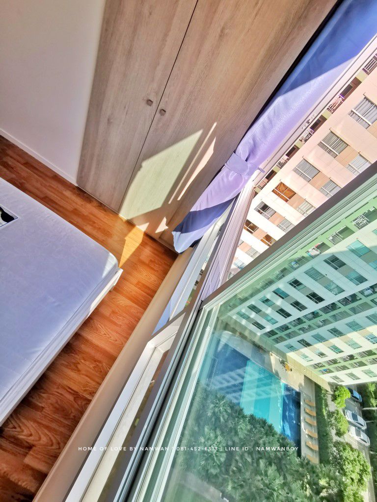 ให้เช่า-ลุมพินี-พาร์ค-นวมินทร์-ศรีบูรพา-ตึก-b2-วิวสระ-26-ตรม-แอร์-2-พร้อมเครื่องซักผ้าส่วนตัว