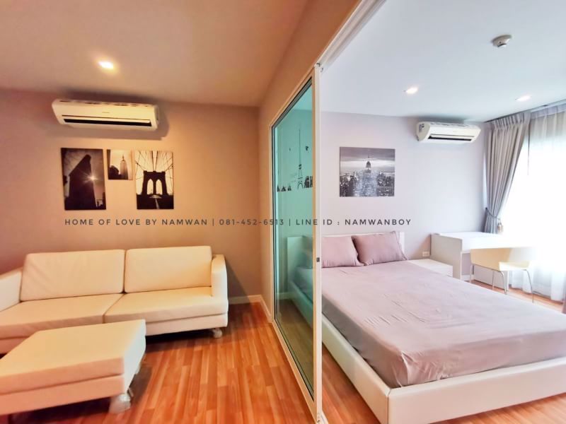 ให้เช่า-วี-คอนโด-เอกมัย-รามอินทรา-แบบ-1-ห้องนอน-พื้นที่-31-ตรม-วิวสวนโครงการ-ห้องสวย