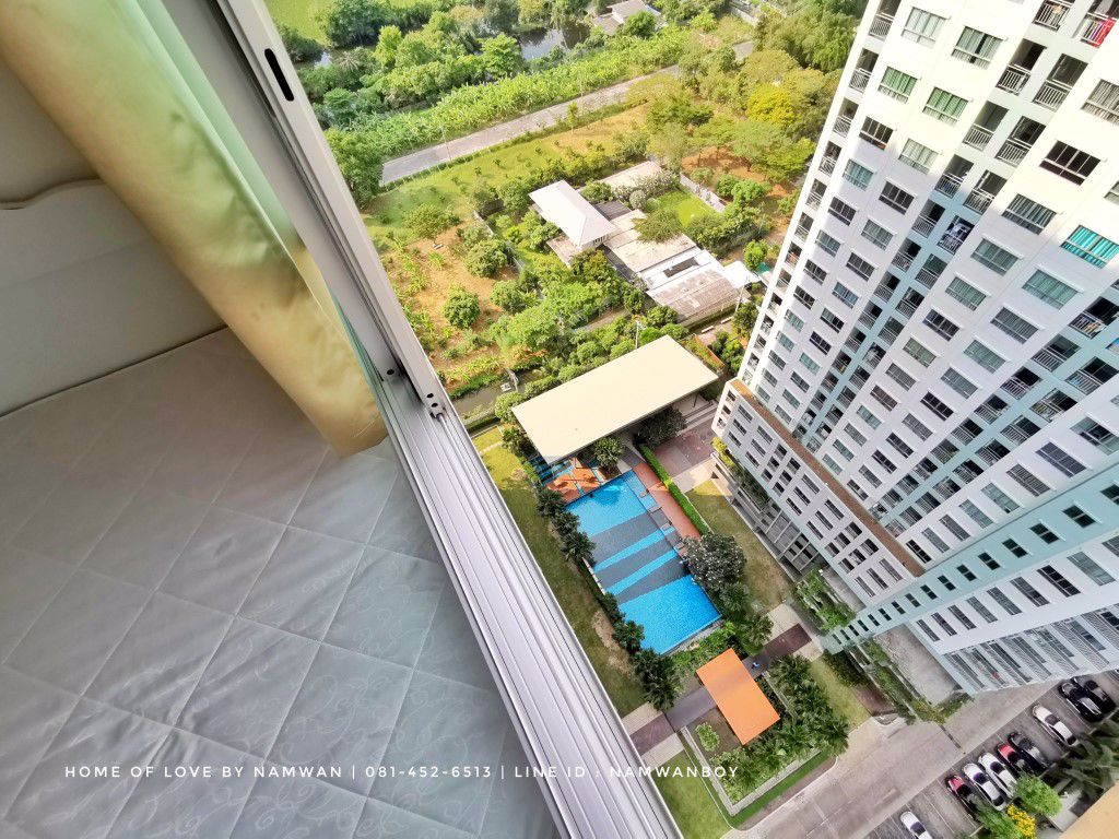 ให้เช่า-ลุมพินี-พาร์ค-รัตนาธิเบศร์-งามวงศ์วาน-ห้องมุม-265-ตรม-แอร์-2-ตัว-วิวสระ-ราคาสุดคุ้ม