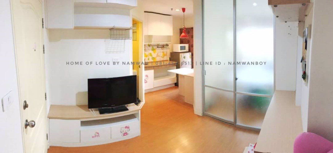 ให้เช่า-ลุมพินี-คอนโดทาวน์-รามอินทรา-นวมินทร์-กม8-ตึก-b-ชั้น-4-ห้องขนาด-25-ตรม-แต่งสวย