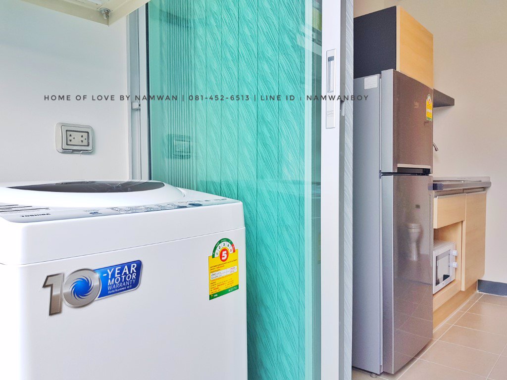 ให้เช่า-เดอะนิช-ไอดี-เสรีไทย-ตึก-b-ชั้น-8-แอร์-2-พร้อมเครื่องซักผ้าส่วนตัว