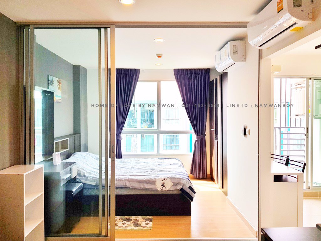 ให้เช่า-เดอะนิช-ไอดี-เสรีไทย-ตึก-b-ชั้น-8-แอร์-2-พร้อมเครื่องซักผ้าส่วนตัว