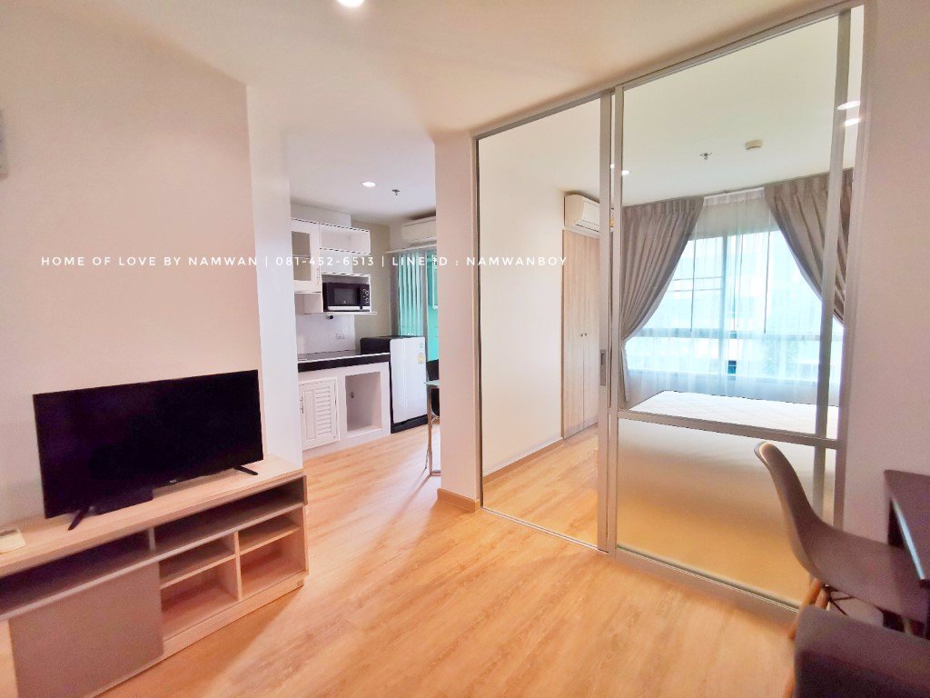 ให้เช่า-ลุมพินี-พาร์ค-นวมินทร์-ศรีบูรพา-วิวสวนแบบใกล้ชิด-ห้อง-26-ตรม-ตึก-c1-แอร์-2-ตัว-ห้องสวย