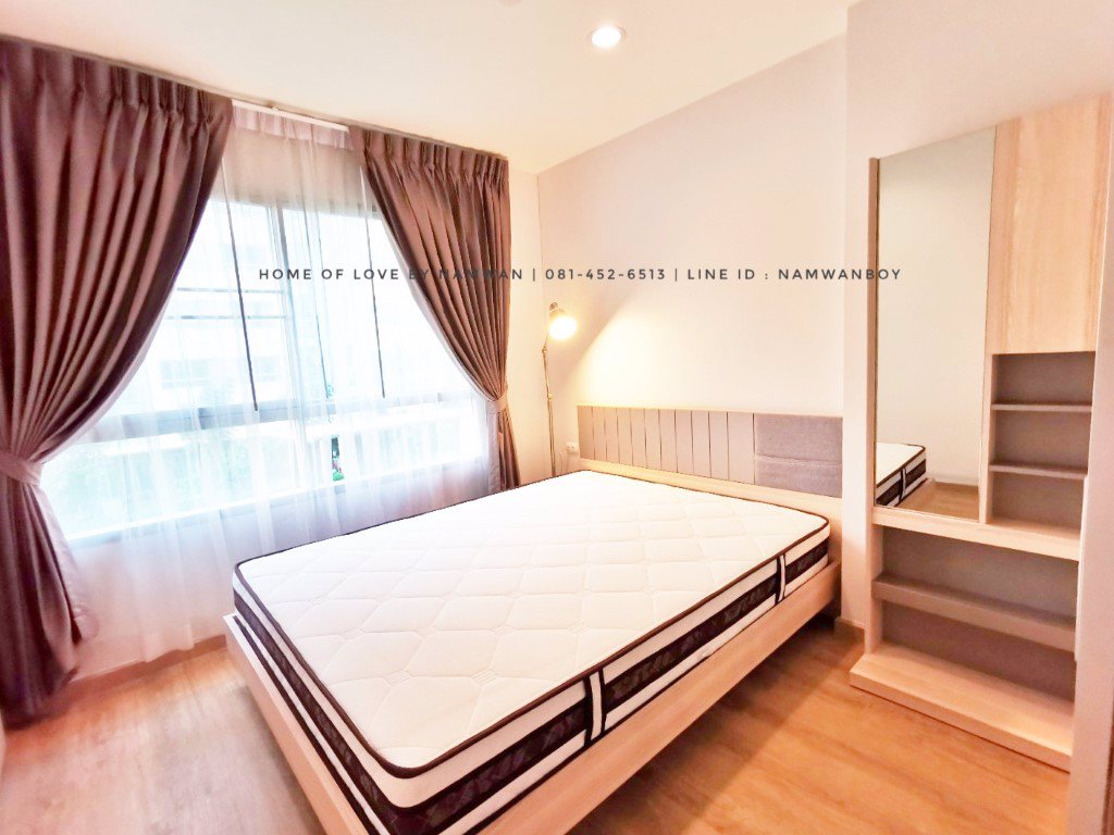 ให้เช่า-ลุมพินี-พาร์ค-นวมินทร์-ศรีบูรพา-วิวสวนแบบใกล้ชิด-ห้อง-26-ตรม-ตึก-c1-แอร์-2-ตัว-ห้องสวย