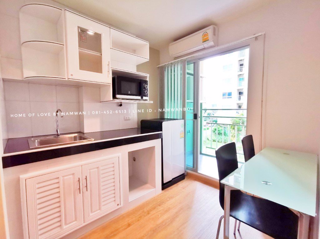 ให้เช่า-ลุมพินี-พาร์ค-นวมินทร์-ศรีบูรพา-วิวสวนแบบใกล้ชิด-ห้อง-26-ตรม-ตึก-c1-แอร์-2-ตัว-ห้องสวย