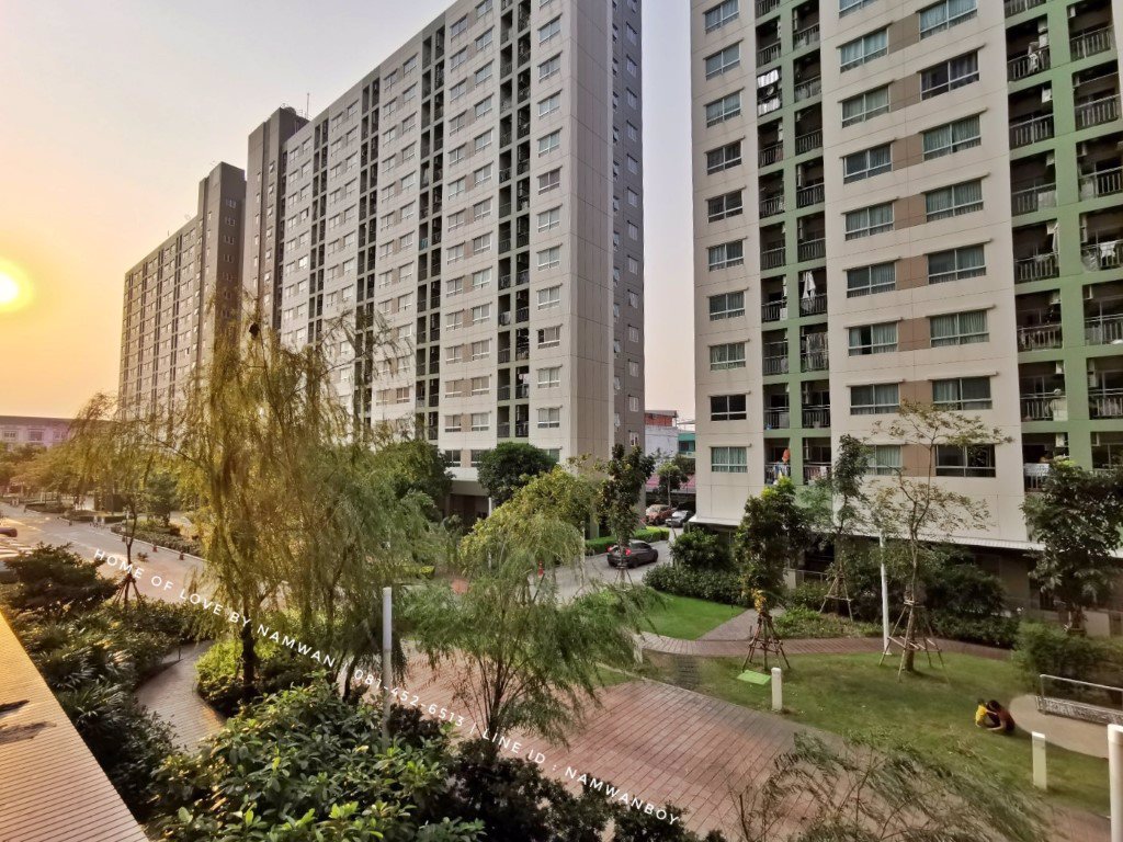 ให้เช่า-ลุมพินี-พาร์ค-นวมินทร์-ศรีบูรพา-วิวสวนแบบใกล้ชิด-ห้อง-26-ตรม-ตึก-c1-แอร์-2-ตัว-ห้องสวย