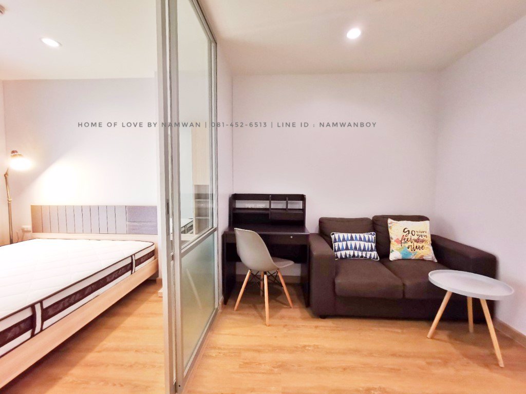 ให้เช่า-ลุมพินี-พาร์ค-นวมินทร์-ศรีบูรพา-วิวสวนแบบใกล้ชิด-ห้อง-26-ตรม-ตึก-c1-แอร์-2-ตัว-ห้องสวย