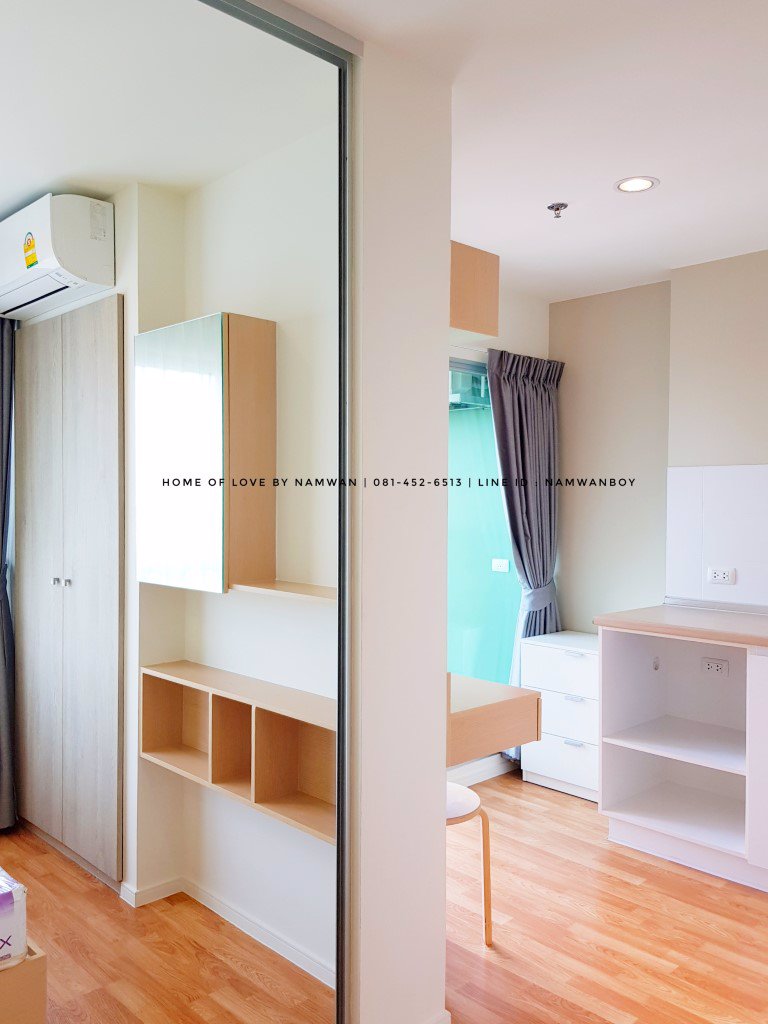 ให้เช่า-ลุมพินี-พาร์ค-นวมินทร์-ศรีบูรพา-ห้อง-225-ตรม-ตึก-d-ชั้นสูง-วิวโล่ง-เฟอร์-built-in