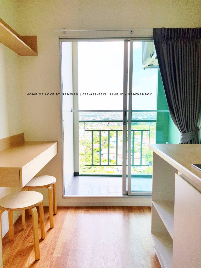 ให้เช่า-ลุมพินี-พาร์ค-นวมินทร์-ศรีบูรพา-ห้อง-225-ตรม-ตึก-d-ชั้นสูง-วิวโล่ง-เฟอร์-built-in