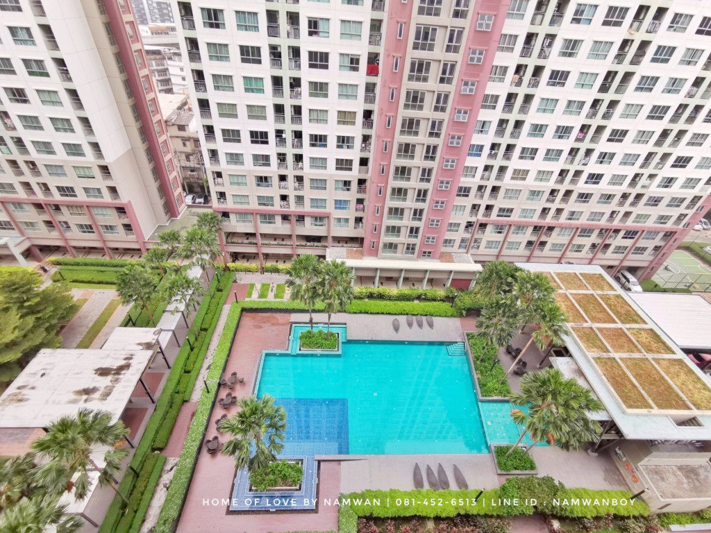 ให้เช่า-ลุมพินี-เพลส-รัชโยธิน-ห้องริม-ชั้นสูง-วิวสระ-เค้าเตอร์ครัวสแตนเลสไม่เหมือนใคร-ห้องสวยมาก