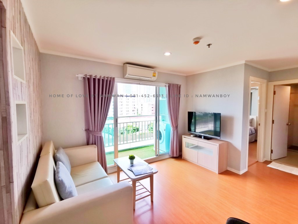 ให้เช่า-ลุมพินี-พาร์ค-รัตนาธิเบศร์-งามวงศ์วาน-ห้องมุม-แปลนพิเศษ-36-ตรม-เฟอร์built-in-สวย