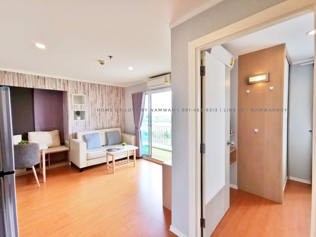 ให้เช่า-ลุมพินี-พาร์ค-รัตนาธิเบศร์-งามวงศ์วาน-ห้องมุม-แปลนพิเศษ-36-ตรม-เฟอร์built-in-สวย