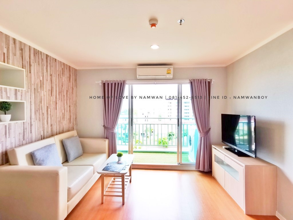 ให้เช่า-ลุมพินี-พาร์ค-รัตนาธิเบศร์-งามวงศ์วาน-ห้องมุม-แปลนพิเศษ-36-ตรม-เฟอร์built-in-สวย