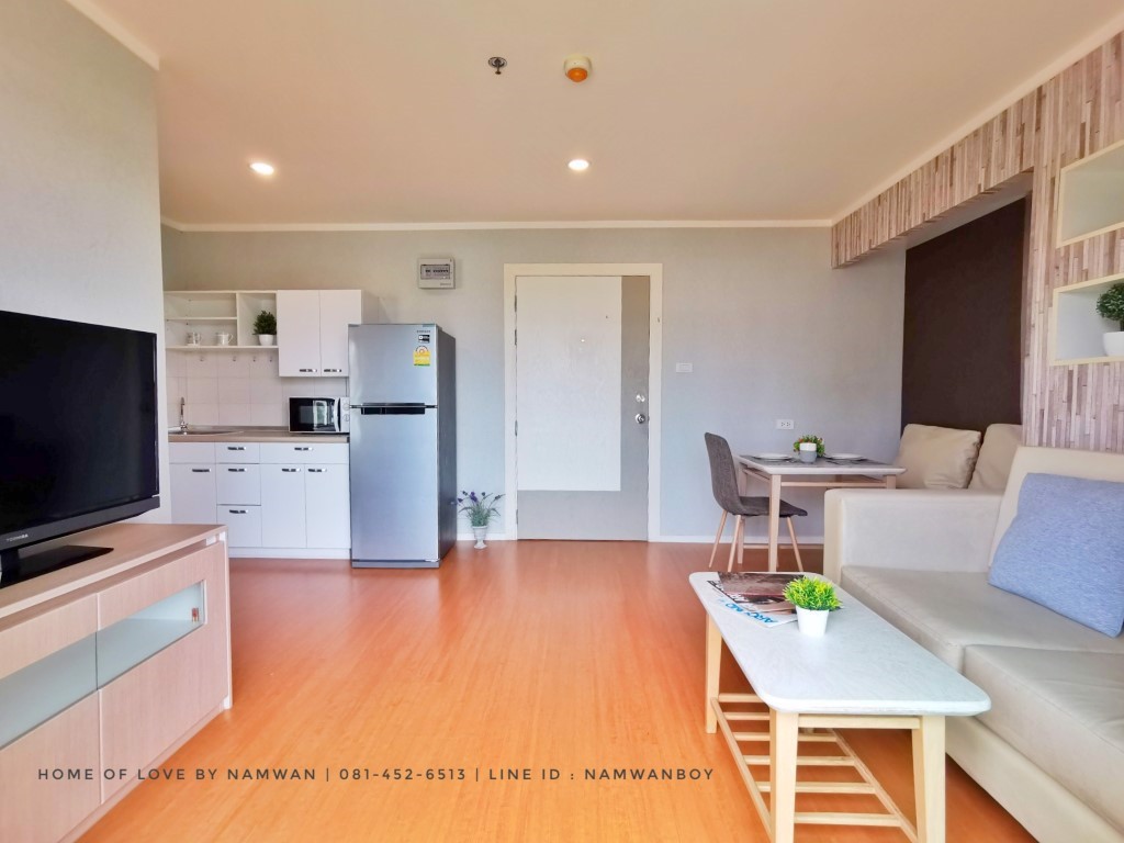 ให้เช่า-ลุมพินี-พาร์ค-รัตนาธิเบศร์-งามวงศ์วาน-ห้องมุม-แปลนพิเศษ-36-ตรม-เฟอร์built-in-สวย