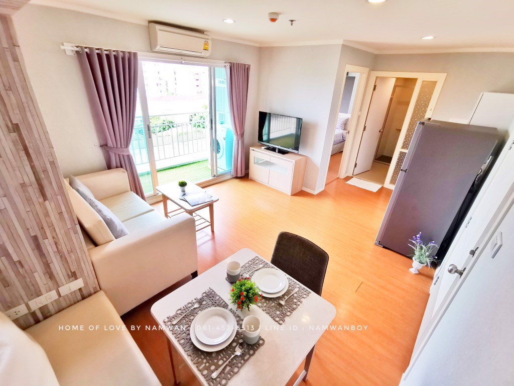 ให้เช่า-ลุมพินี-พาร์ค-รัตนาธิเบศร์-งามวงศ์วาน-ห้องมุม-แปลนพิเศษ-36-ตรม-เฟอร์built-in-สวย