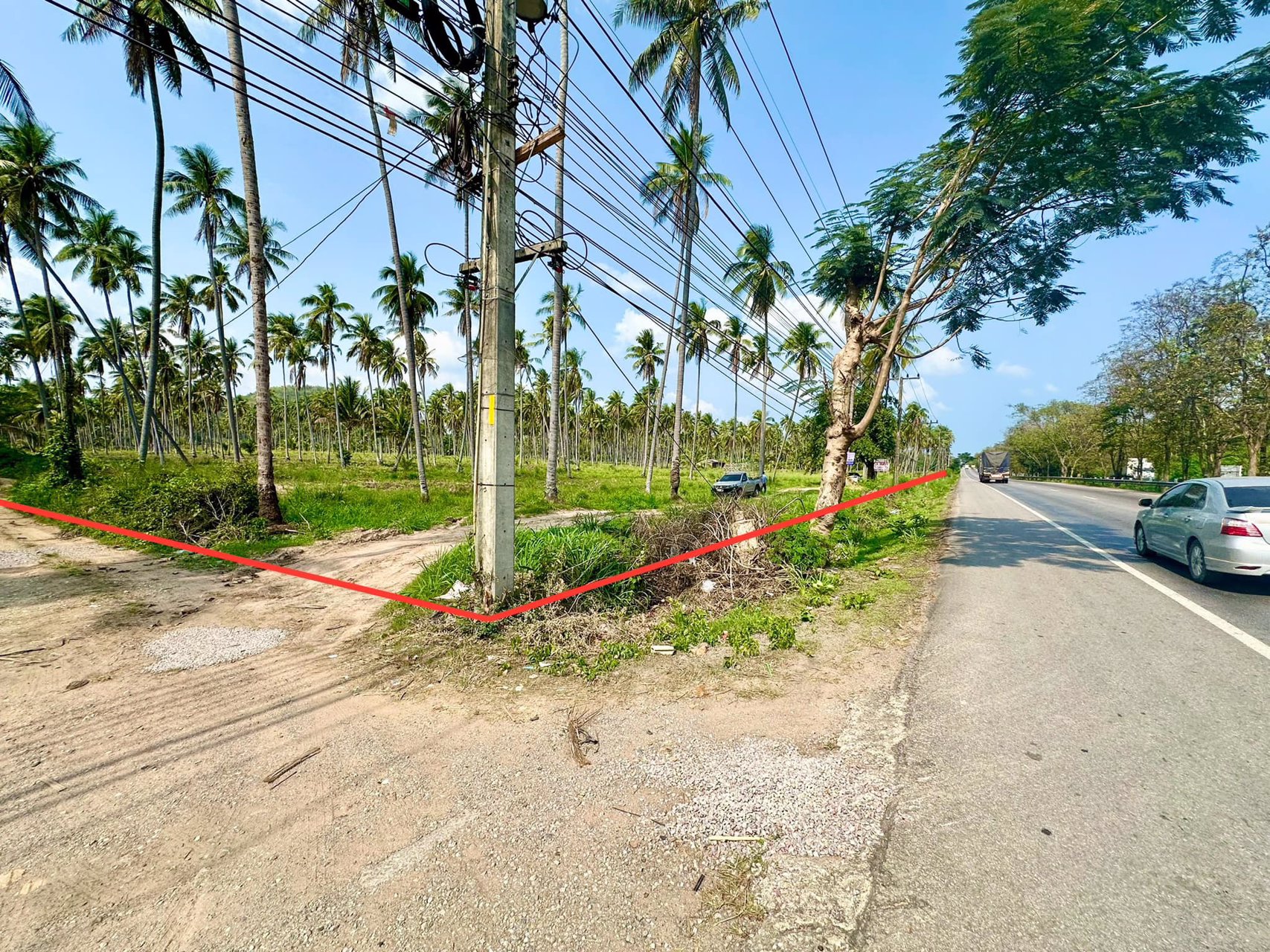 ขายด่วน-ที่ดินติดถนนเพชรเกษม-ทับสะแก