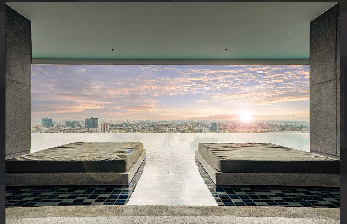 ขายคอนโดวิวโค้งแม่น้ำเจ้าพระยา-แชปเตอร์-วัน-โฟลว์-บางโพ-1bed-ใกล้ทางด่วนฯศรีรัช-และรถไฟฟ้าmrtบางโพ