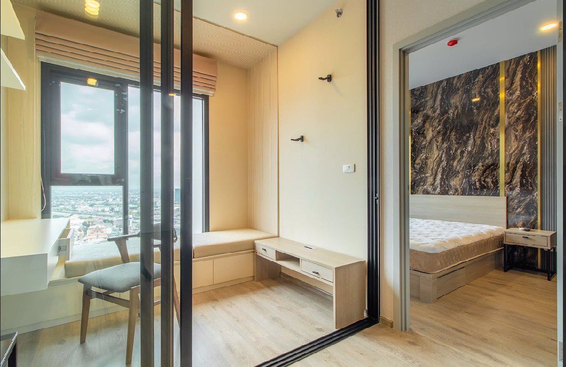 ขายคอนโดวิวโค้งแม่น้ำเจ้าพระยา-แชปเตอร์-วัน-โฟลว์-บางโพ-1bed-ใกล้ทางด่วนฯศรีรัช-และรถไฟฟ้าmrtบางโพ