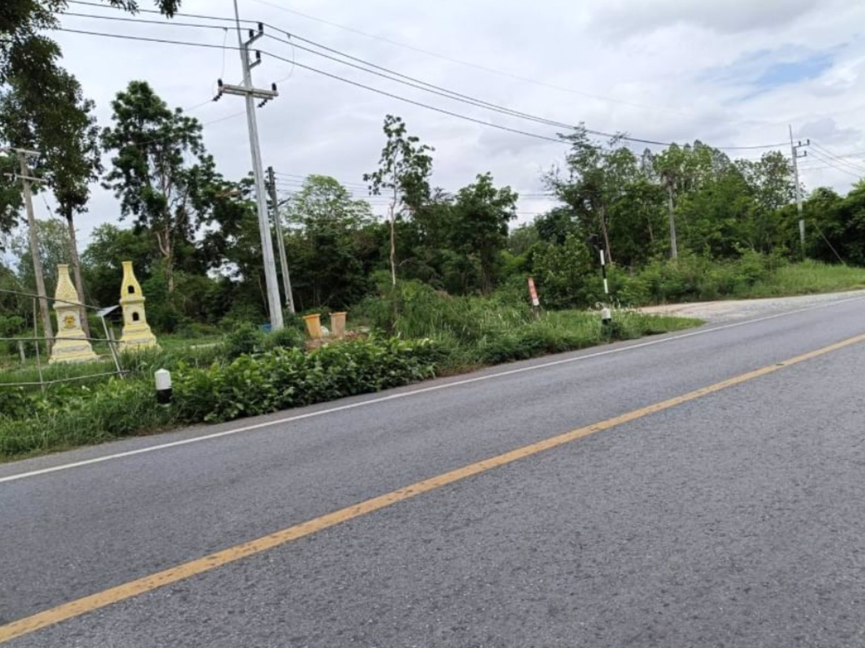 ขายที่ดินทางเข้าเยื้องร้านยางนาช๊อป-2-ไร่