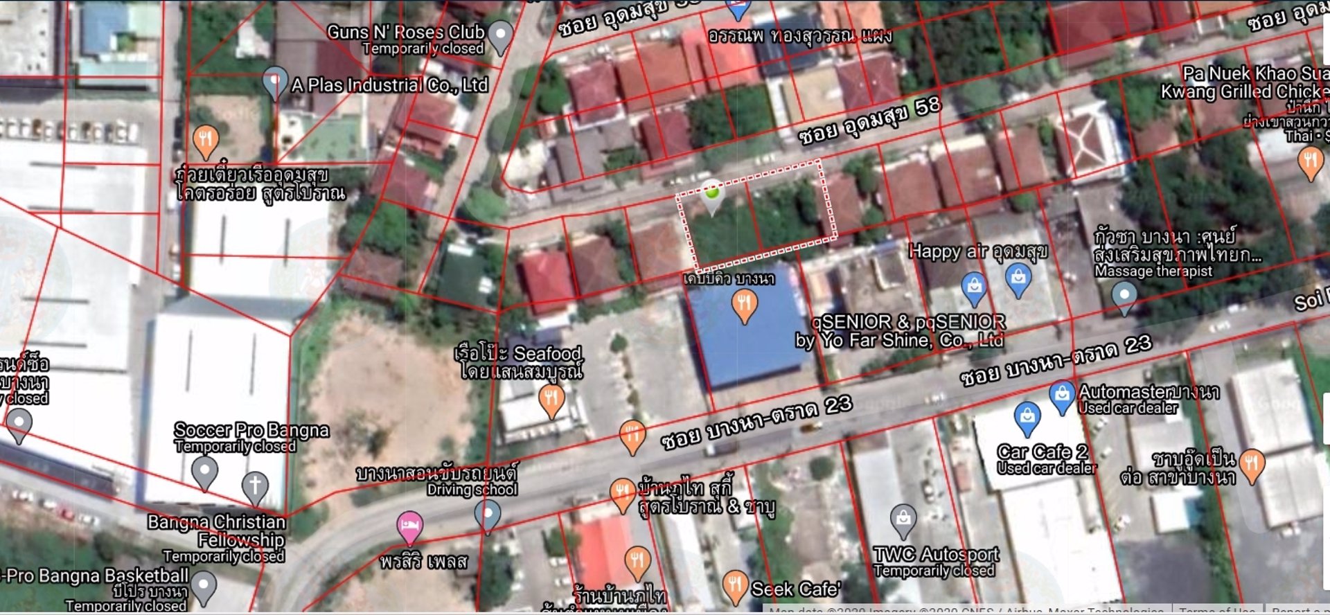 ที่ดินเปล่า-126-ตรว-ซอยอุดมสุข-58-ในหมู่บ้านรังสิยา-สุขุมวิท-103