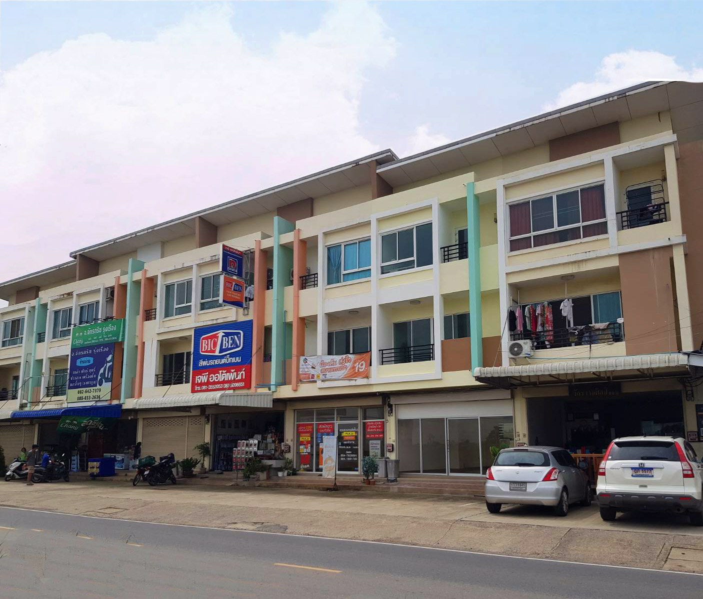 ให้เช่า-อาคารพาณิชย์-ติดถนน-ใกล้ตลาด-ตกแต่งพร้อมเฟอร์-แอร์-เครื่องใช้ไฟฟ้า-รังสิต-ลำลูกกา-คลอง-4