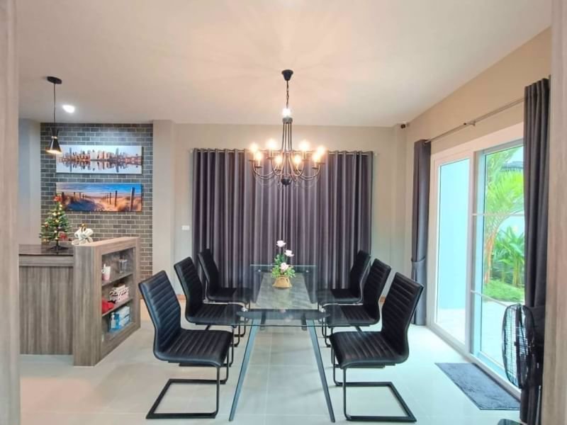 ขายบ้านสวยพร้อมอยู่-ในหมู่บ้านแสนสราญโครงการล่าสุด-north-view-อหางดง-เชียงใหม่