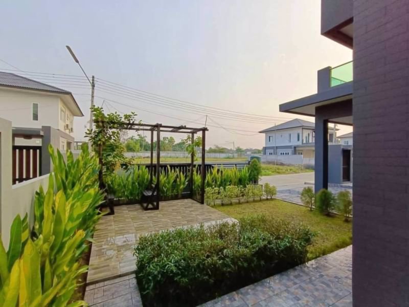 ขายบ้านสวยพร้อมอยู่-ในหมู่บ้านแสนสราญโครงการล่าสุด-north-view-อหางดง-เชียงใหม่