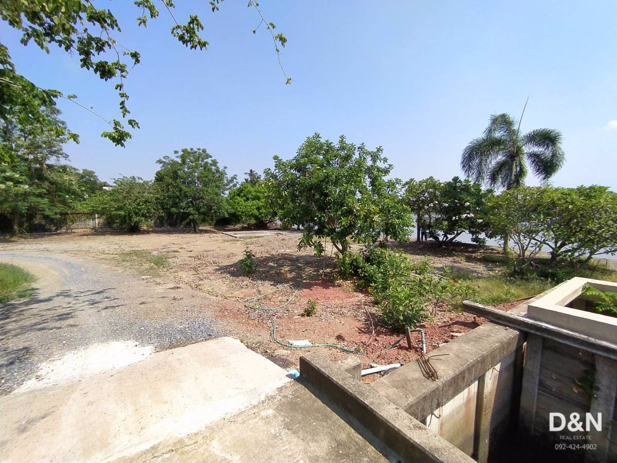 ขาย-ที่ดิน-6-ไร่-ริมแม่น้ำท่าจีน-กระทุ่มแบน-สมุทรสาคร-ทำเขื่อน-ถมแล้วเต็มพื้นที่