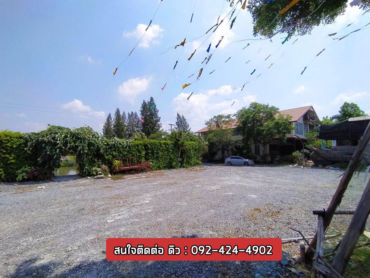 ขาย-ที่ดิน-3-ไร่ครึ่ง-ริมแม่น้ำท่าจีน-กระทุ่มแบน-สมุทรสาคร-เหมาะทำที่พัก-สวนอาหาร