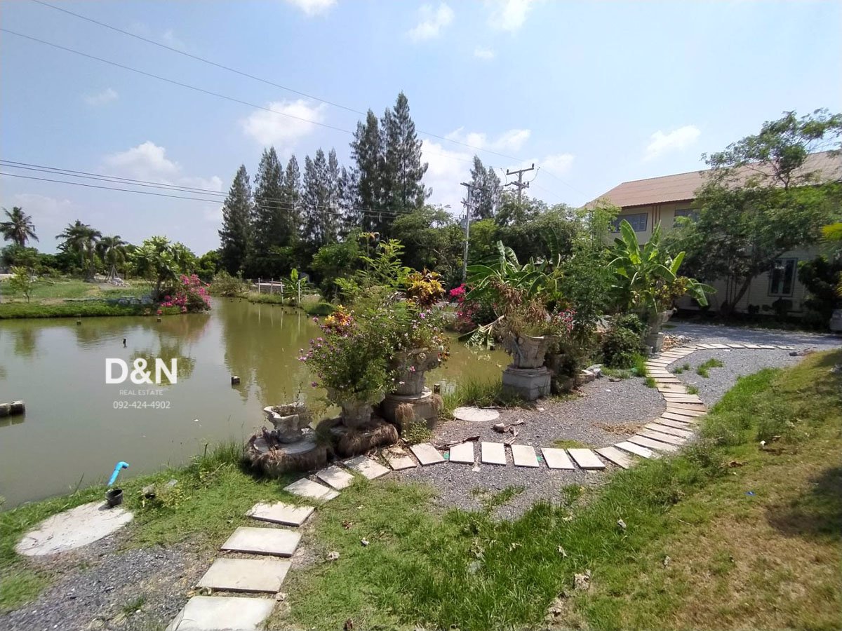 ขาย-ที่ดิน-3-ไร่ครึ่ง-ริมแม่น้ำท่าจีน-กระทุ่มแบน-สมุทรสาคร-เหมาะทำที่พัก-สวนอาหาร