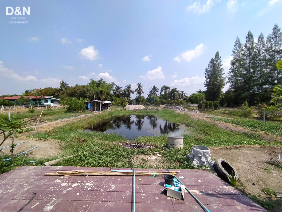 ขาย-ที่ดิน-3-ไร่ครึ่ง-ริมแม่น้ำท่าจีน-กระทุ่มแบน-สมุทรสาคร-เหมาะทำที่พัก-สวนอาหาร