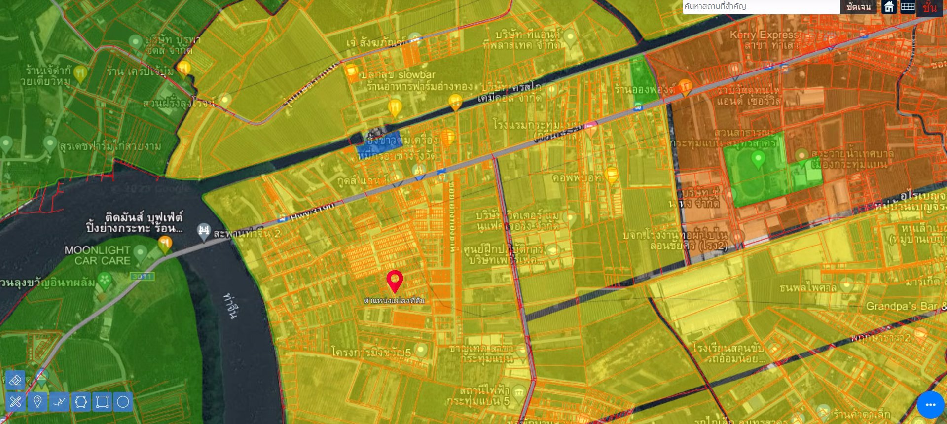 ขายที่ดินพร้อมสิ่งปลูกสร้างหลังหมู่บ้านอ่างทองธานี-กระทุ่มแบน