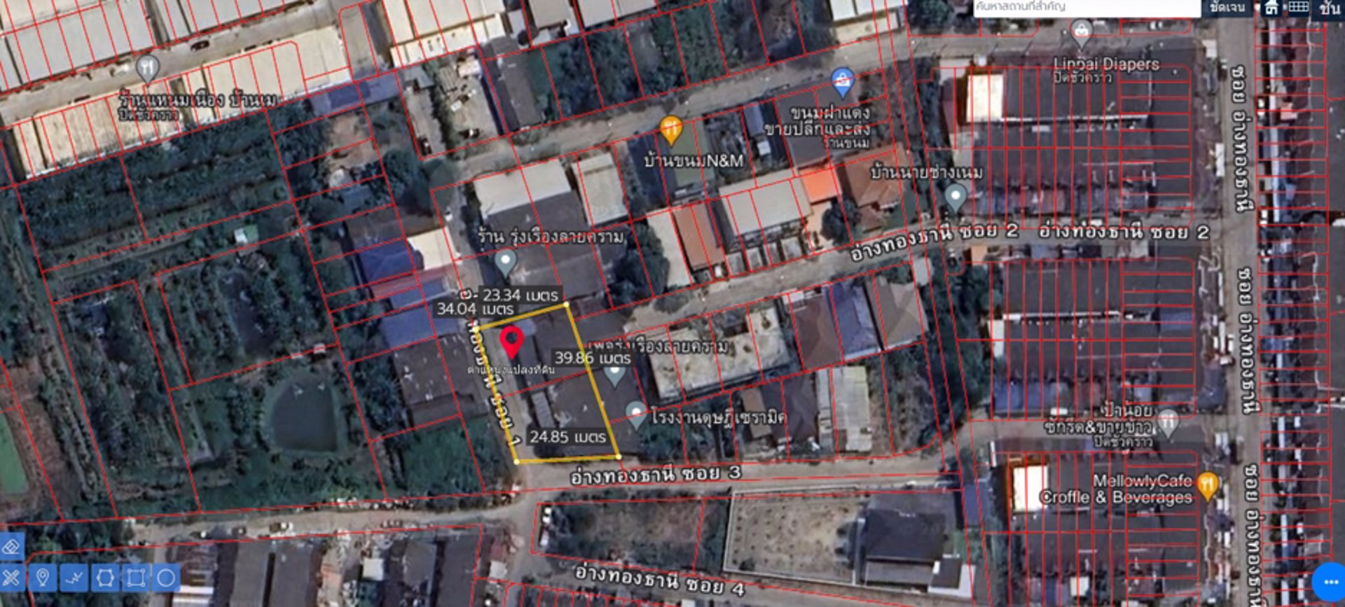 ขายที่ดินพร้อมสิ่งปลูกสร้างหลังหมู่บ้านอ่างทองธานี-กระทุ่มแบน