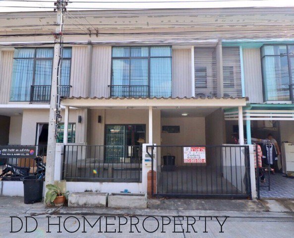 dd00021-ขายทาวน์เฮ้าส์-หมู่บ้านพฤกษาวิลล์65-1-ศรีสมาน-ปากเกร็ด-พื้นที่-19-ตรว-3-ห้องนอน-2-ห้องน้ำ