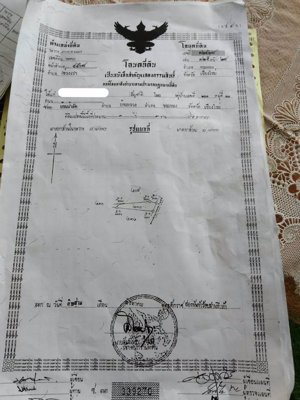 ขายที่ดิน-ใกล้น้ำตกแม่กลางวัดพระธาตุจอมทอง-จเชียงใหม่