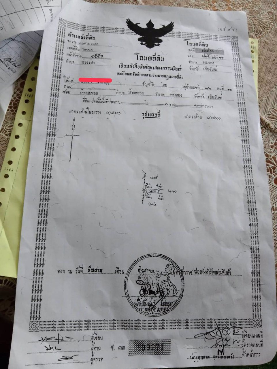 ขายที่ดิน-ใกล้น้ำตกแม่กลางวัดพระธาตุจอมทอง-จเชียงใหม่