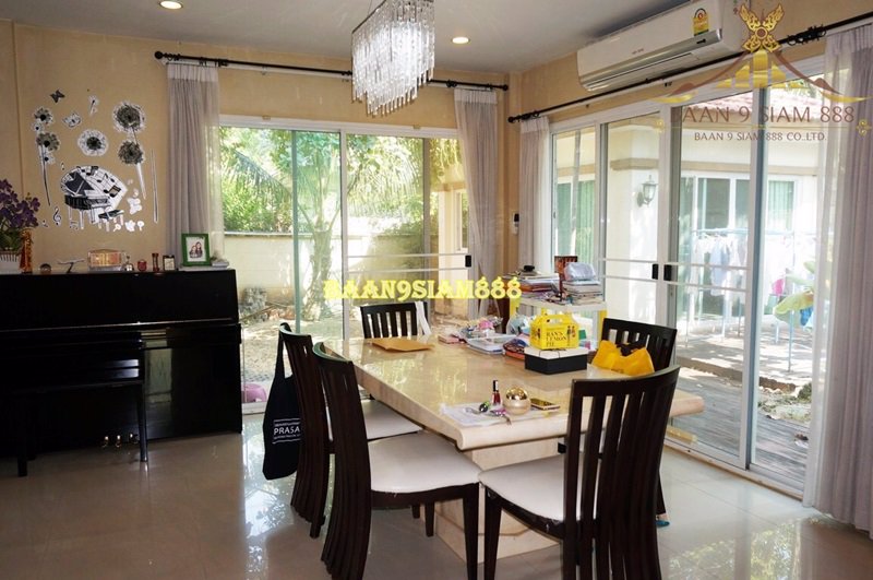 บ้านเดี่ยว-หมู่บ้าน-ลัดดารมย์-หลังริม-