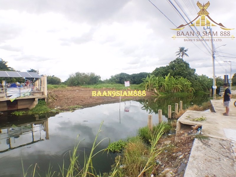 ที่ดิน-200ตรว-เลียบคลองบางไผ่