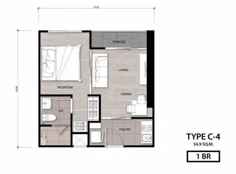 ขาย-ดาวน์-นิช-โมโน-เจริญนคร-ห้องมุม-ชั้น-21