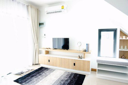 ขายบ้านแฝด-2-ชั้น-หมู่บ้านแม่โจ้-คลันทรีย์-มีเฟอร์นิเจอร์-พร้อมเข้าอยู่