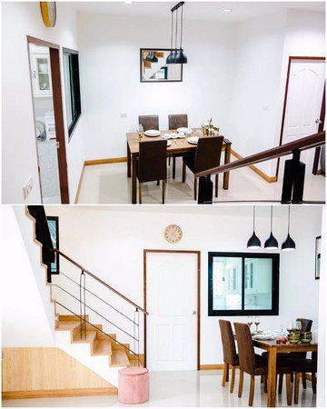 ขายบ้านแฝด-2-ชั้น-หมู่บ้านแม่โจ้-คลันทรีย์-มีเฟอร์นิเจอร์-พร้อมเข้าอยู่