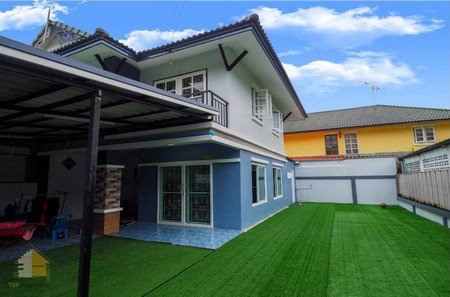 ขายบ้านแฝด-2-ชั้น-โครงการหมู่บ้านพฤกษา-8-ศาลายา-ติดถนนเมนอยู่อาศัยดี-ค้าขายได้